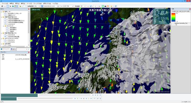 JMA LFM numerical model sample